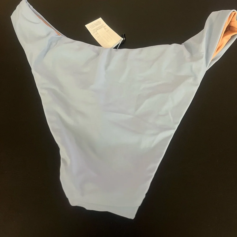 J Crew Baby Blue Cheeky Swim Bottoms S and M NWT - Picture 2 of 5